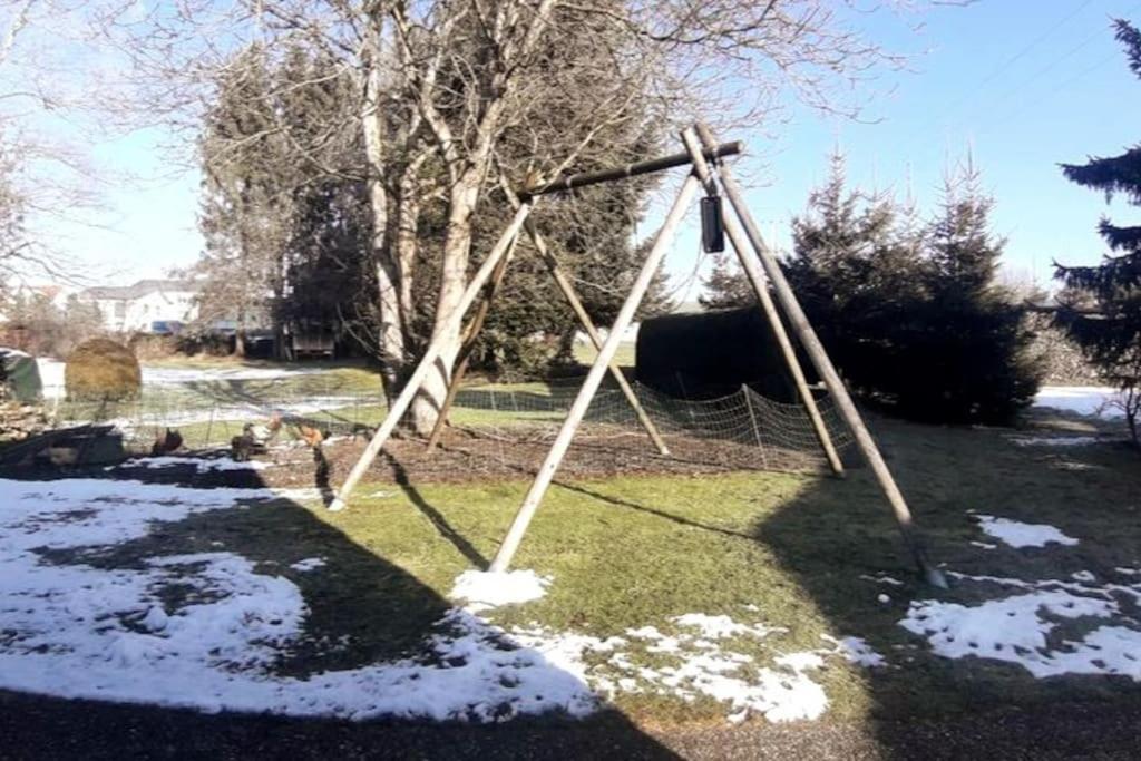 Ferienwohnung Zur Dicken Berta Wolfegg Buitenkant foto